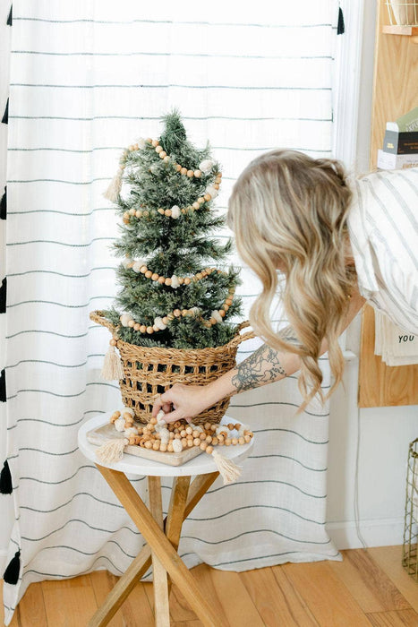 Pom + Bead Garland