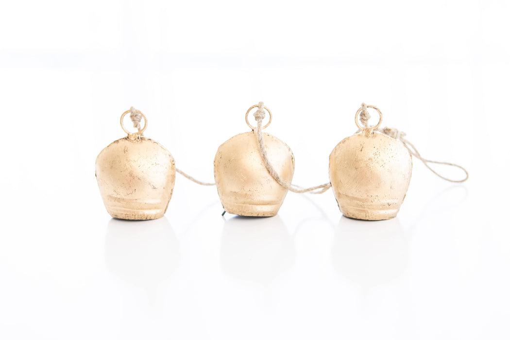 Christmas Iron Hanging Cow Bells