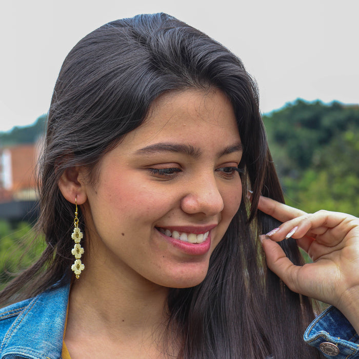 Bouquet Bead Earrings