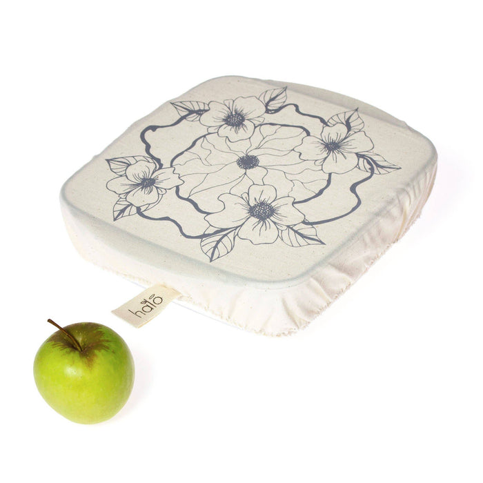 Floral Square Halo Dish and Casserole Cover