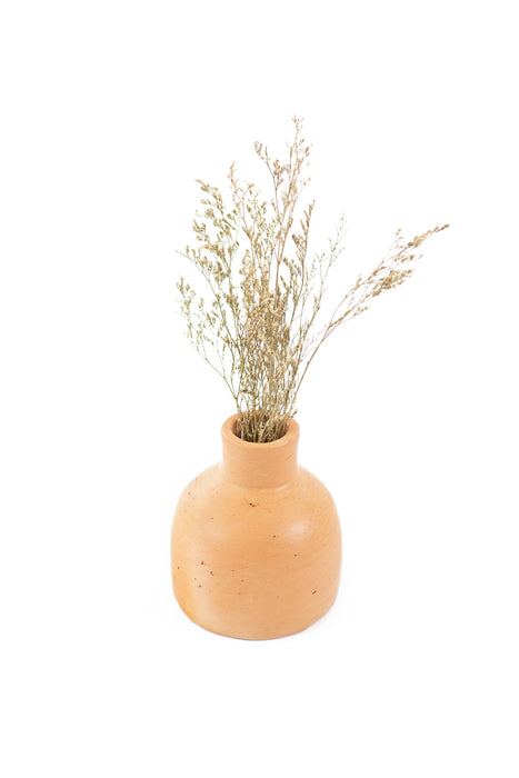 Round Terracotta Vase