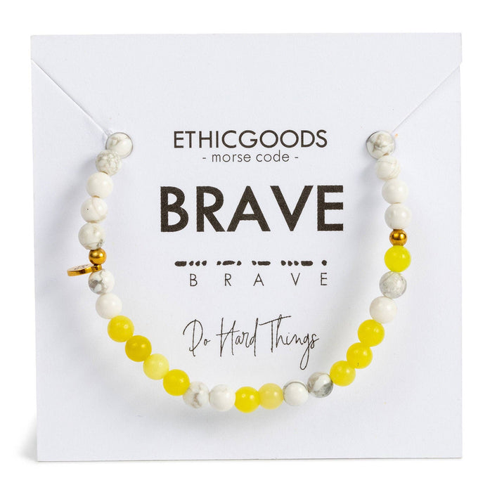 BRAVE | Morse Code Bracelet