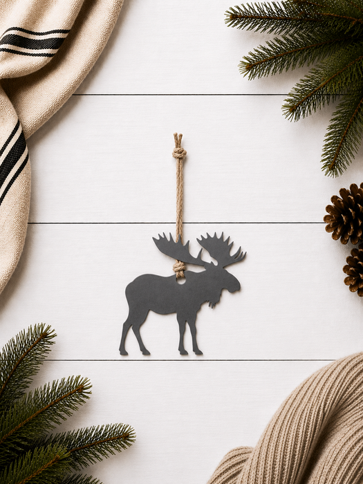 Moose Christmas Tree Ornament