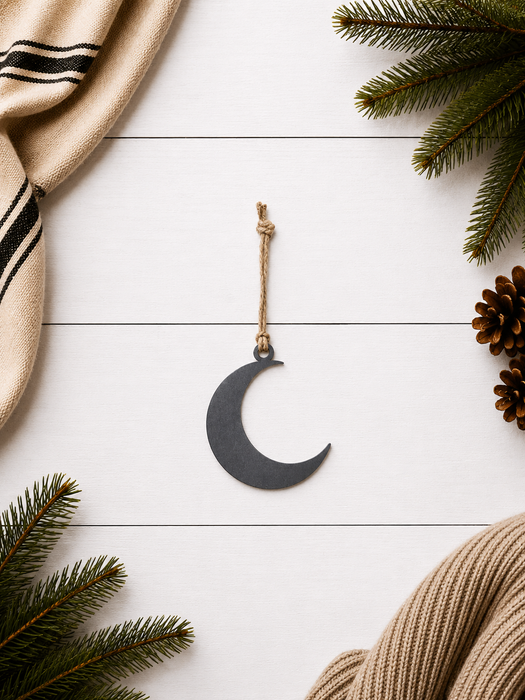 Moon Christmas Tree Ornament
