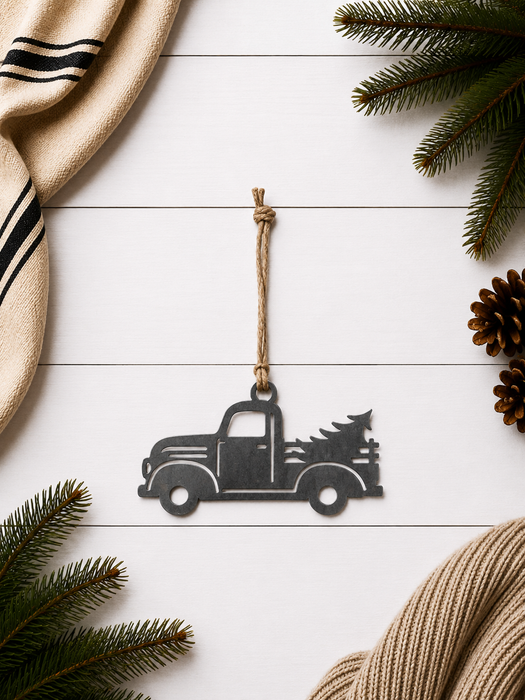 Farm Truck Christmas Tree Ornament