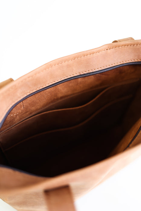 The Kilele Leather Day Tote