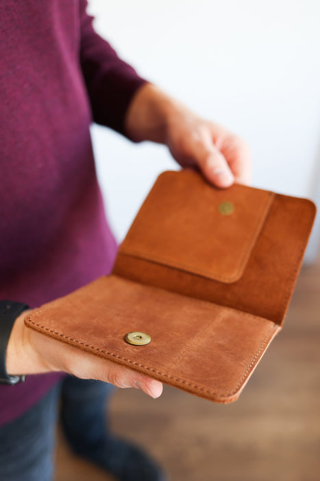 Custom Leather Passport Wallet