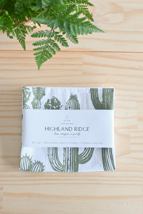 Cactus Tea Towel