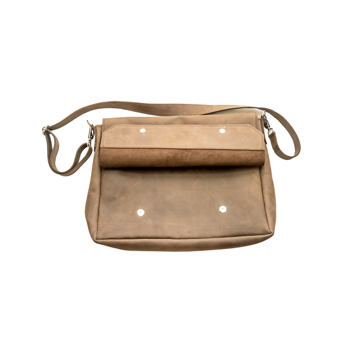 Wayne Leather Messenger Bag