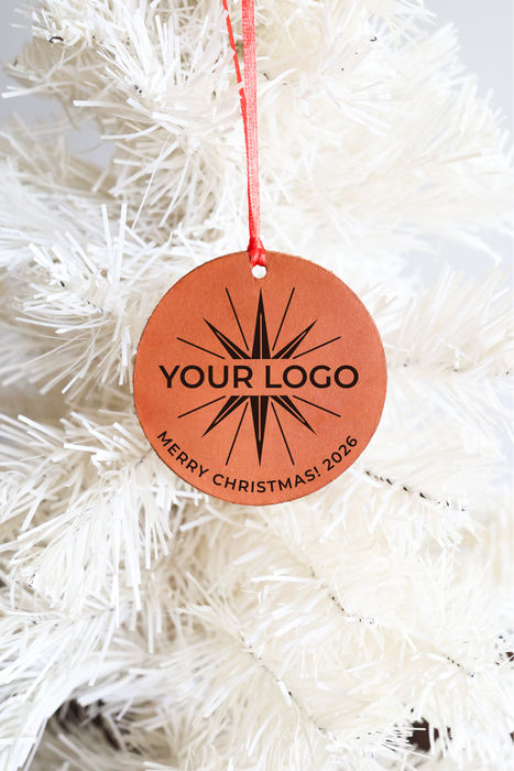 Custom Star Leather Ornament