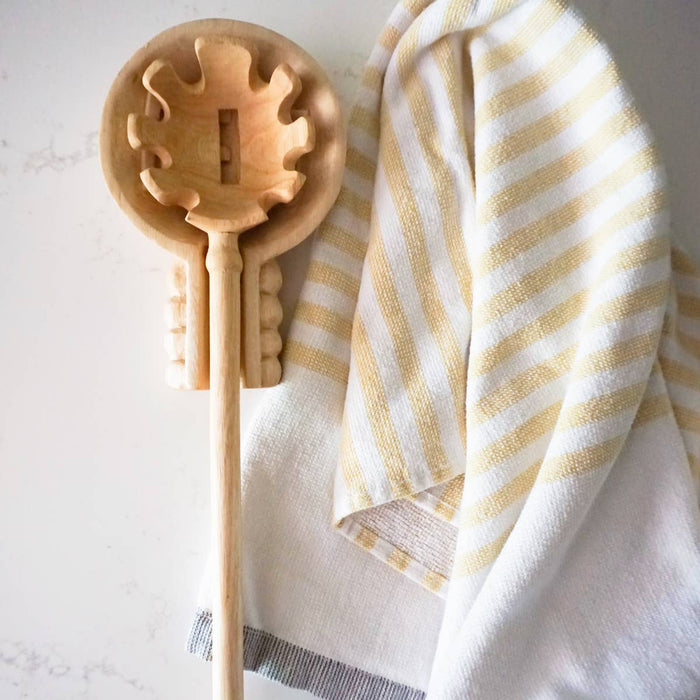 Imogene Pasta Spoon - Hand Carved