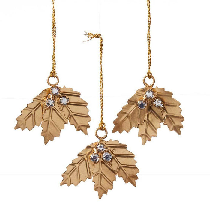 Gildani Holly Ornament