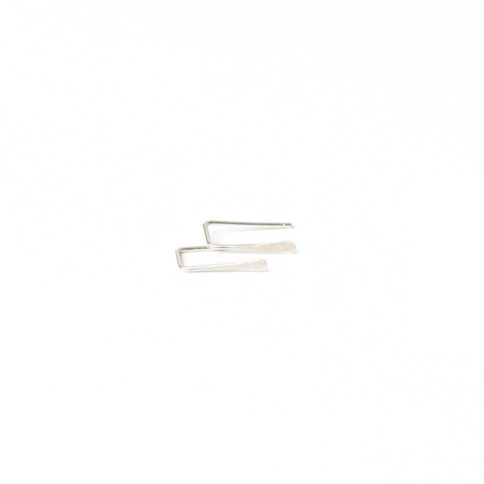 Indra Staple Earrings in Sterling Silver