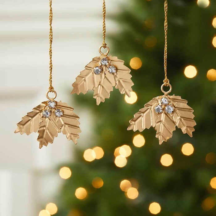 Gildani Holly Ornament
