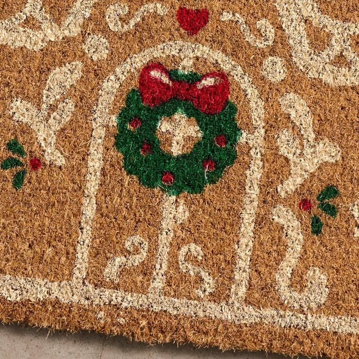 Gingerbread House Door Mat