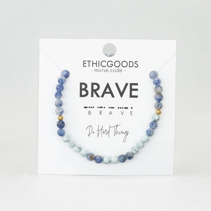 BRAVE | Morse Code Bracelet