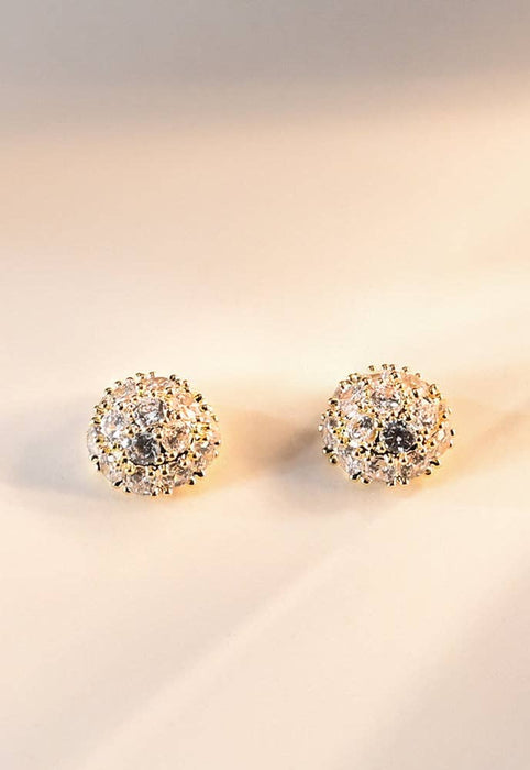 Gold Lustre Bloom Studs