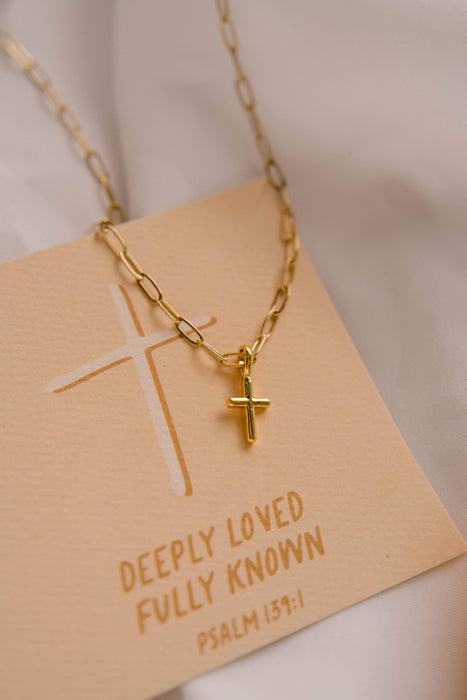 Deeply Loved Fully Known Charm Necklace I Christian Jewelry