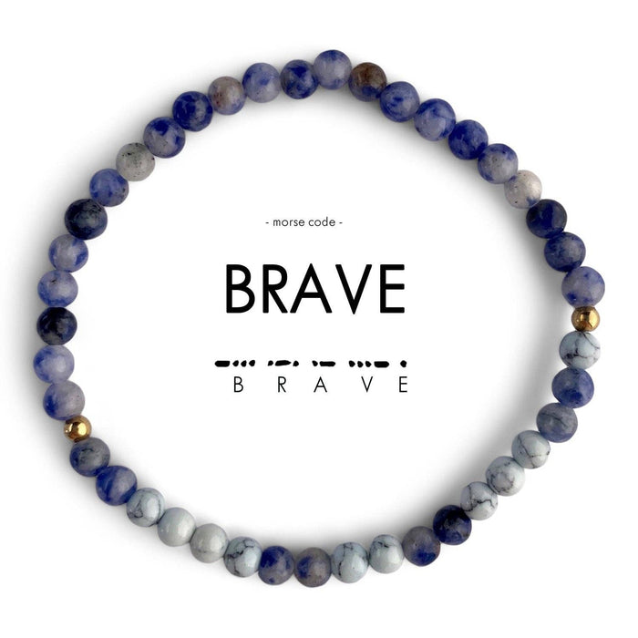 BRAVE | Morse Code Bracelet