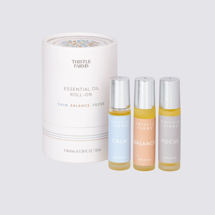 Essential Oil Roll-On Trio | Calm, Balance, Focus
