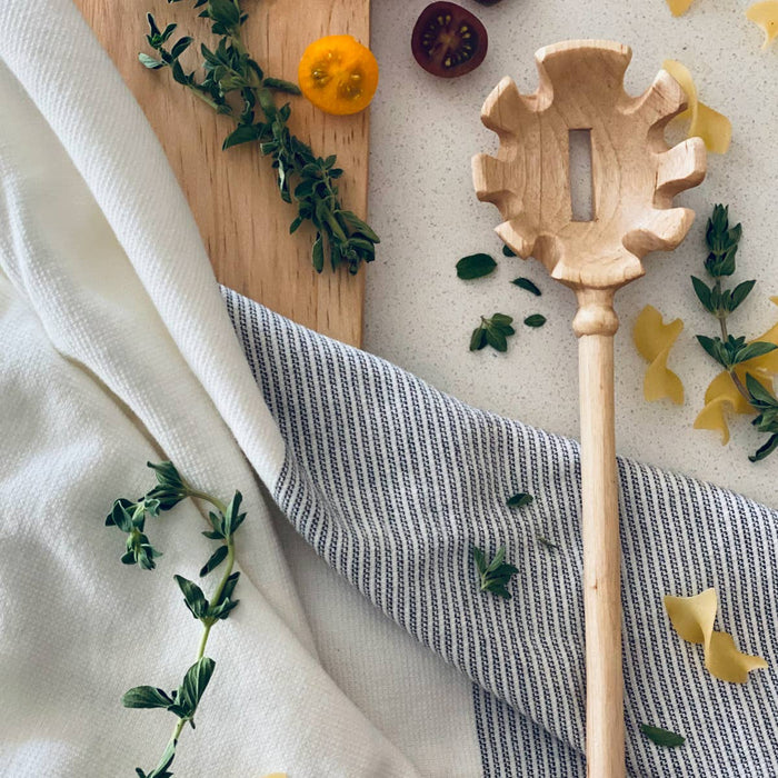 Imogene Pasta Spoon - Hand Carved