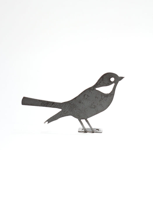 Metal Bird Statue - Mockingbird / Robin