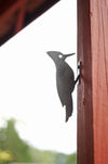 Metal Bird Statue - Woodpecker Bird Art