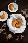 Sundance Pattern Tea Towel  |  yellow hand towel flour sack kitchen dish towel
