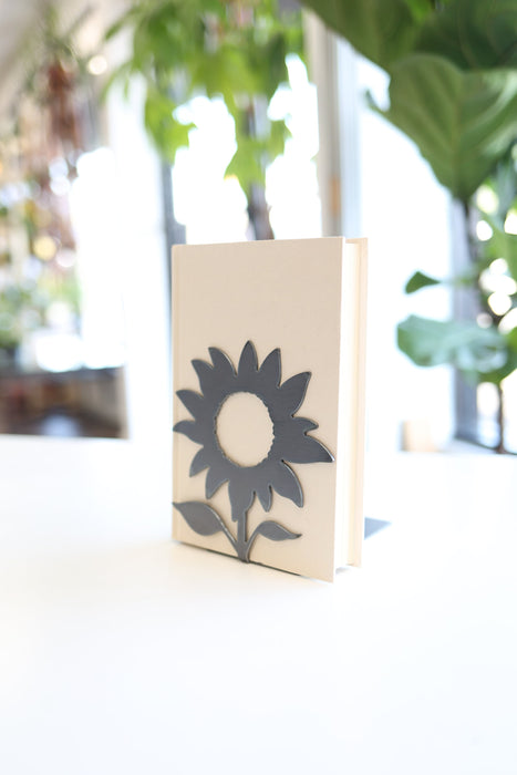 Sunflower Bookend | sunflower bookend flower lover floral home decor bookcase organization book shelf gift for her