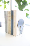 Jellyfish Bookend | ocean lover home decor bookcase organization book shelf under the sea