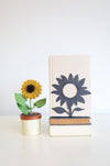 Sunflower Bookend | sunflower bookend flower lover floral home decor bookcase organization book shelf gift for her