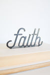 Faith Word Sign | inspiring word art faith sign encouragement gift inspirational decor housewarming gift farmhouse positive home