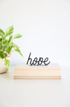 Hope Word Sign | inspiring word art hope sign encouragement gift inspirational decor housewarming gift farmhouse positive home