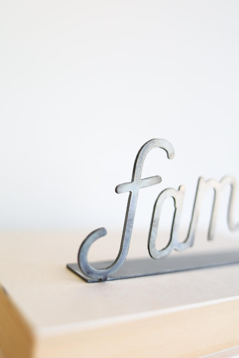 Family Word Sign | inspiring word art family sign encouragement gift inspirational decor housewarming gift farmhouse positive home