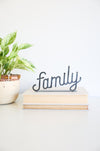 Family Word Sign | inspiring word art family sign encouragement gift inspirational decor housewarming gift farmhouse positive home