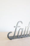 Faith Word Sign | inspiring word art faith sign encouragement gift inspirational decor housewarming gift farmhouse positive home