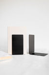 Black Metal Bookend | home office bookend simple bookshelf organizer reading nook farmhouse decor housewarming gift organized home