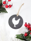 Chicken Christmas Tree Ornament - Highland Ridge Decor
