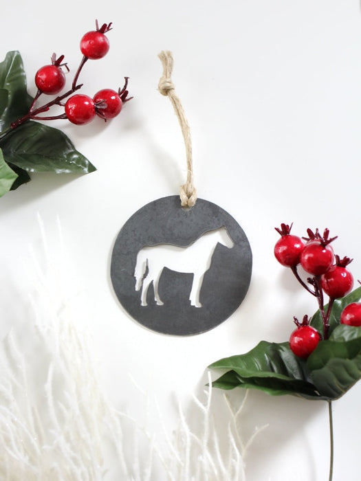 Horse Christmas Tree Ornament - Highland Ridge Decor