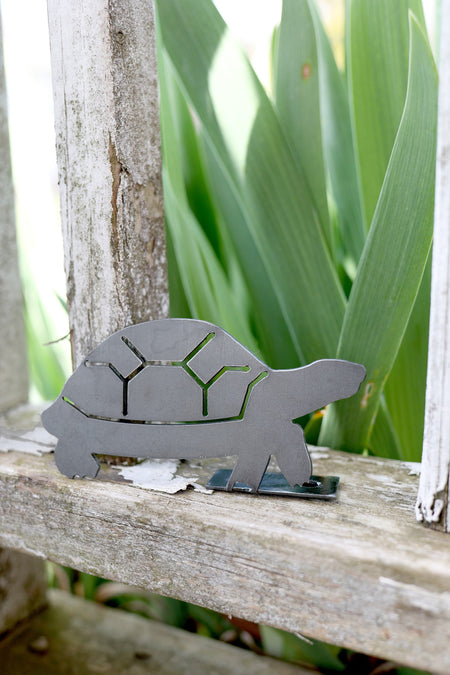 Turtle Statue |  garden decor rustic outdoor patio ornament lawn critter