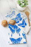 Butterfly Tea Towel  |  cottagecore flour sack tea towel butterfly dish towel kitchen decor grandmillennial bar cart accessory