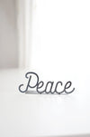 Peace Word Sign  |  peace word art gift for her metal sign peace gift inspirational decor housewarming gift farmhouse calm home