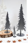 Metal Redwood Tree Silhouette - Medium  | cabin decor forest Christmas trees art home decor redwood forest