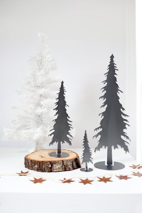 Metal Redwood Tree Silhouette - Medium  | cabin decor forest Christmas trees art home decor redwood forest