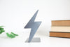 Lightening Bolt Bookend  |  lightening bookend bookcase organization Harry Potter book collection home decor room design bookends for kids