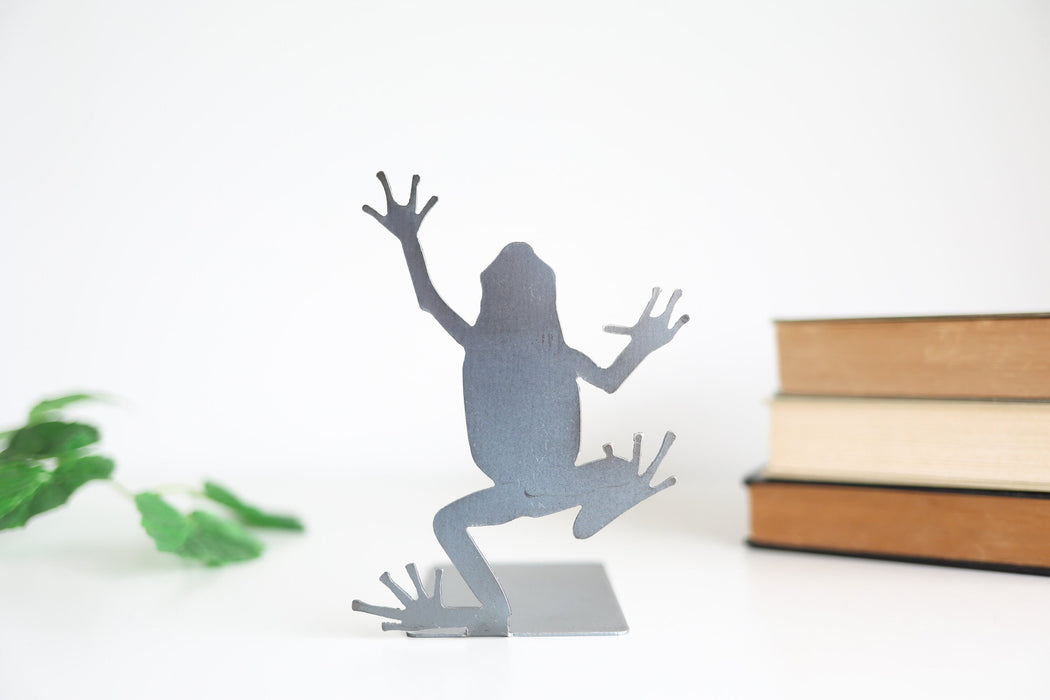 Frog Bookend  |  frog bookend forest nursery bookcase organization home decor room design bookends for kids baby shower gift