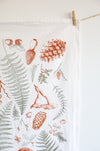 Forest Floor Tea Towel  |  cottagecore forest finds mothers day flour sack tea towel forest dish towel kitchen decor