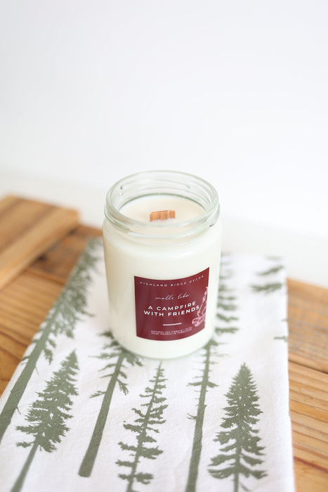 A &quot;A Campfire With Friends&quot; Candle