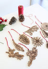 Wooden Starlight Christmas Ornament | Christmas star ornament wooden ornament stocking stuffer hostess gift celestial tree decor
