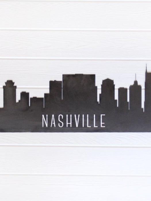 Nashville Skyline Metal Art - Highland Ridge Decor